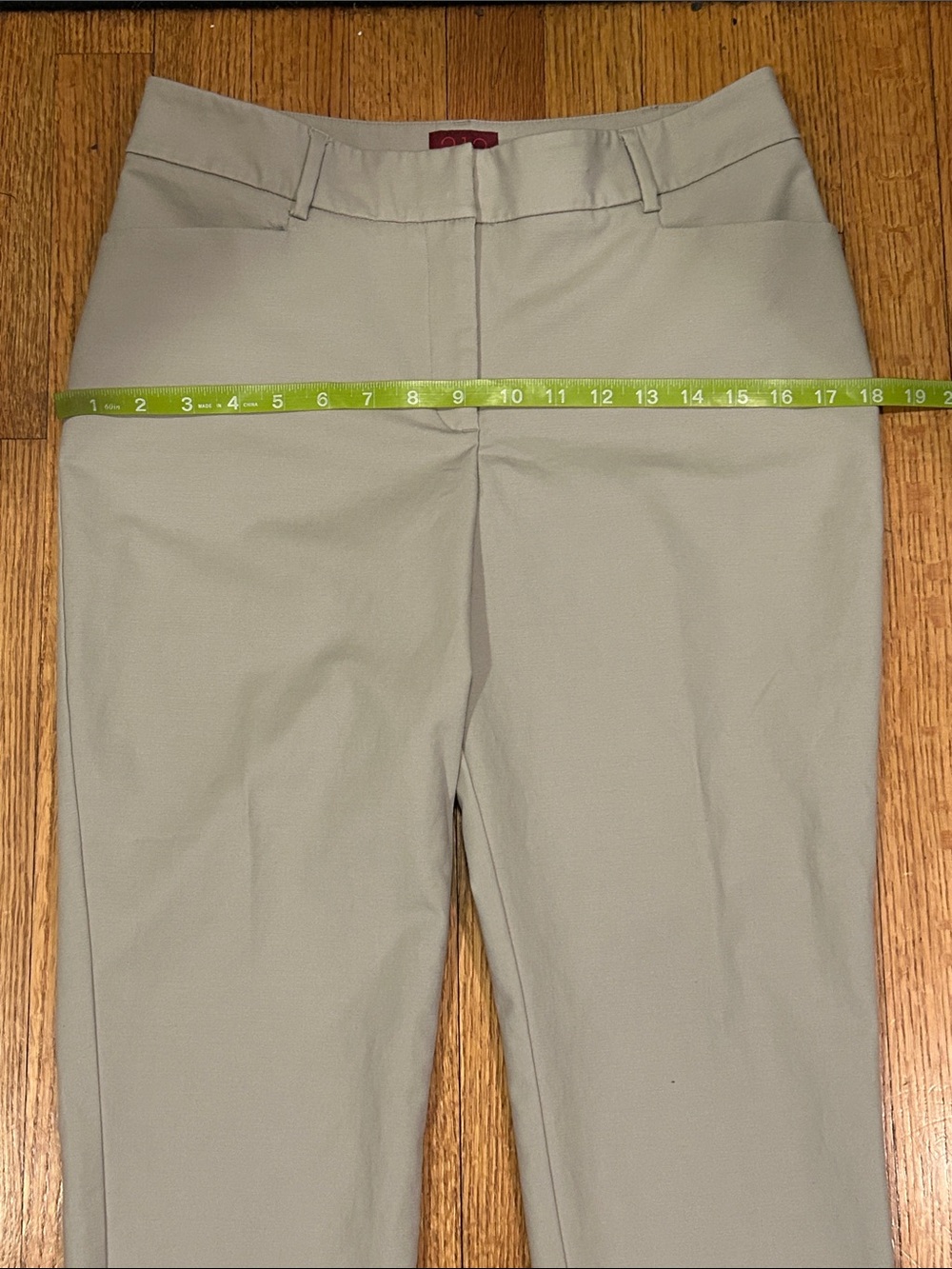 212 Collection Straight Leg Pants in Light Tan-Natural Fit Size 8 - Picture 5 of 11